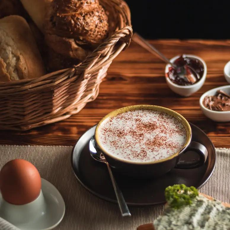 Photo of beautifully arranged food