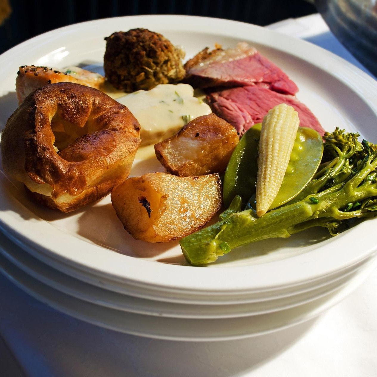 Photo of beautifully arranged food